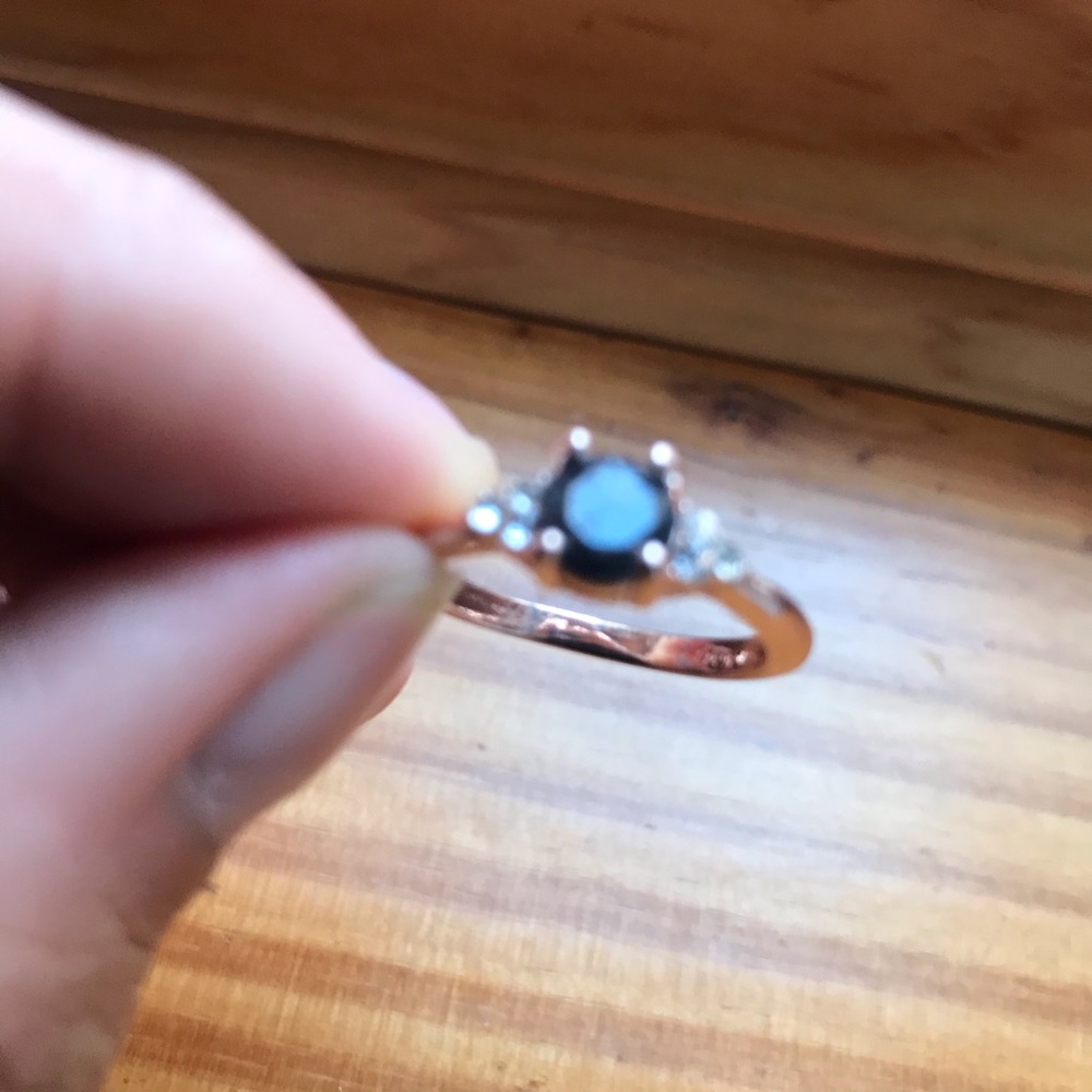 Celestial stone rose gold ring - Picture 7 of 7